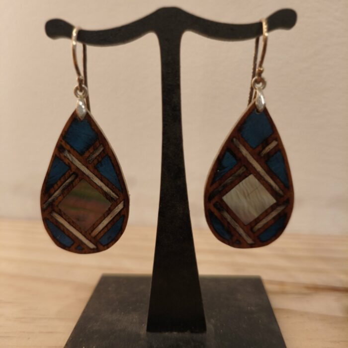 Boucles d'oreilles "croisées"
